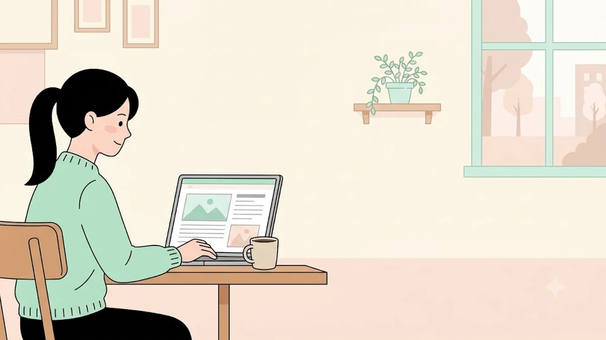 개발 중인 복합제 카그리세마, 카페에서 노트북으로 뉴스를 보는 장면